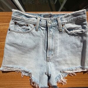 Abercrombie & Fitch Light Blue Jean Shorts